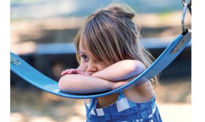 Child on swing