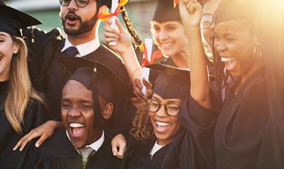 a group of graduating students