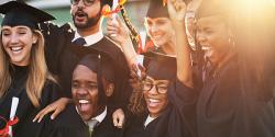 a group of graduating students